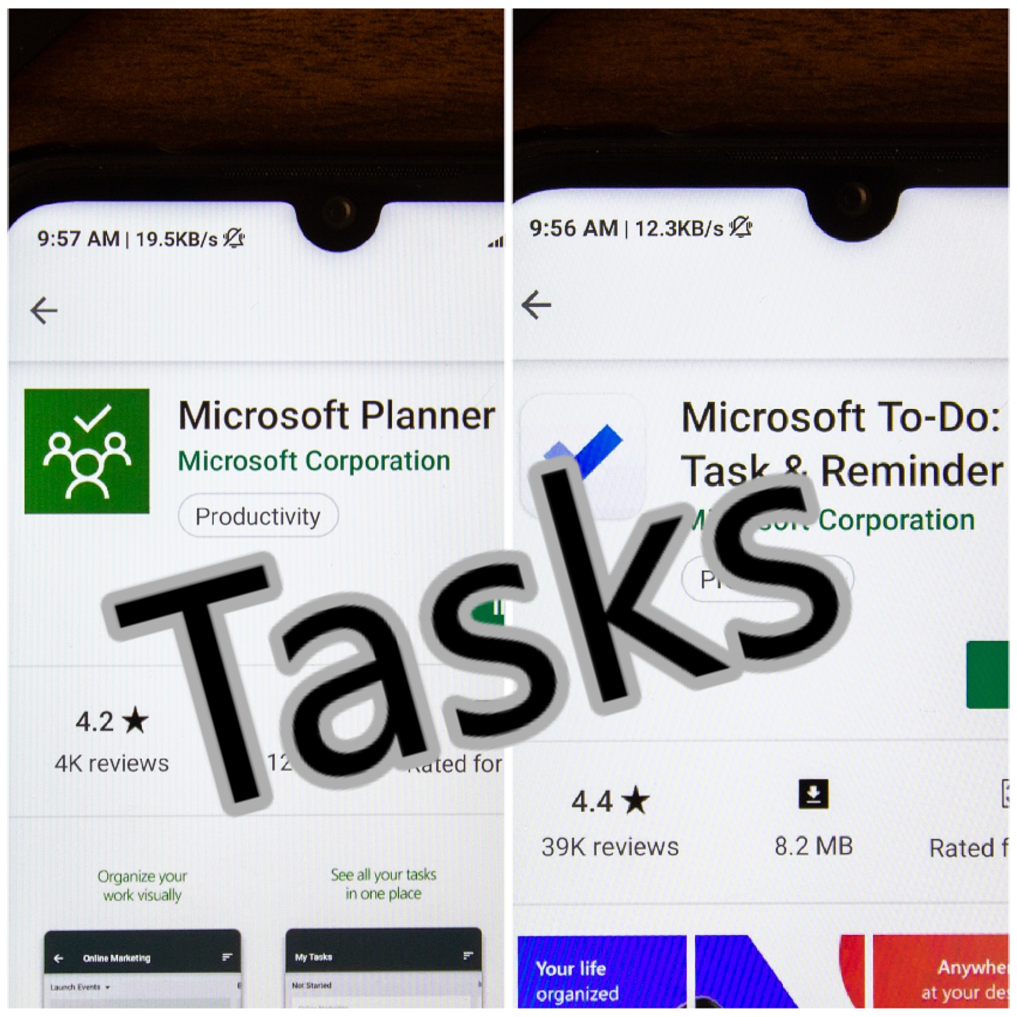 Microsoft Planner und To-Do bildet Tasks