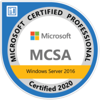 MCSA Zertifiziert